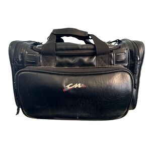 1990's Padded Camcorder Carrying Case Duffle Shoulder Bag Zip Compartments 17x10